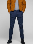Jack & Jones Chinos kelnes Marco 12150148 Tamsiai mėlyna Slim Fit