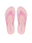 Tommy Hilfiger &Scaron;lepetės per pir&scaron;tą Th Ithaca Stripe Summer Sandal FW0FW09192 Rožinė