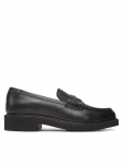 Tommy Hilfiger Mokasinai Crest Squarish Toe Penny Loafer FW0FW08633 Juoda