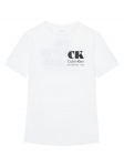Calvin Klein Jeans Mar&scaron;kinėliai Resort Graphic LV04RG802G Balta Regular Fit