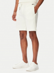 BOSS Sportiniai &scaron;ortai Structure Shorts 50540581 Kreminė Regular Fit