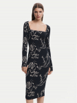 Desigual Kasdieninė suknelė 25SWVK05 Juoda Slim Fit