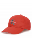 Calvin Klein Kepurė su snapeliu Monologo Embroidery Baseball Cap LV04G5004G Oranžinė