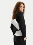 Calvin Klein Rankinė Ck Metallic Small Shoulder Bag LV04F3304G Sidabrinė