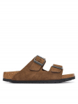 Birkenstock &Scaron;lepetės Arizona 1032717 Tamsiai smėlinė