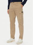 Aeronautica Militare Cargo stiliaus kelnės 262PA1740UCT04381 Smėlio Regular Fit
