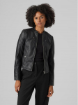 Vero Moda Dirbtinės odos striukė Favodona 10288555 Juoda Regular Fit
