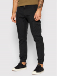 Jack & Jones Medžiaginės kelnės Paul 12139912 Juoda Tapered Fit