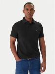 Tommy Hilfiger Polo mar&scaron;kinėliai 1985 MW0MW17770 Juoda Regular Fit XXL