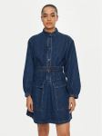 Weekend Max Mara Džinsinė suknelė Euro 2515221021 Tamsiai mėlyna Relaxed Fit