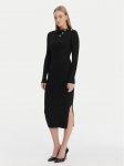 Guess Trikotažinė suknelė W6RK01 Z2YJ2 Juoda Regular Fit