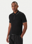 Armani Exchange Polo mar&scaron;kinėliai XM001285 AF10366 UC001 Juoda Slim Fit