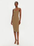 MICHAEL Michael Kors Trikotažinė suknelė MT482IL33D Ruda Slim Fit