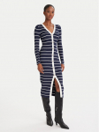 Guess Trikotažinė suknelė W5YK98 Z2YK2 Tamsiai mėlyna Slim Fit