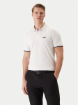 BOSS Polo mar&scaron;kinėliai PL_GOC Chip Paddy 50554583 Balta Regular Fit