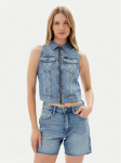 Wrangler Liemenė 112362590 Mėlyna Slim Fit