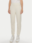 Calvin Klein Sportinės kelnės Micro Logo K20K206632 &Eacute;cru Regular Fit