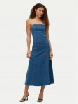Vero Moda Džinsinė suknelė Ailey 10328202 Mėlyna Regular Fit