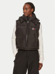 Tommy Jeans Liemenė Alaska DW0DW18611 Juoda Cropped Fit