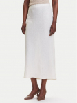 Marella Midi sijonas Desio 2515101032 Balta Regular Fit