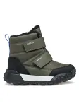 Geox Sniego batai J Trekkyup Boy B Abx J66MBA 0FU54 C3XK4 D Tamsiai žalia