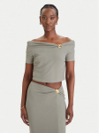 Guess Palaidinė W6GP12 K2935 Chaki Regular Fit