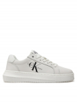Calvin Klein Jeans Laisvalaikio batai Chunky Cupsole Laceup Mon Lth Wn YW0YW00823 Balta