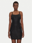 Guess Trikotažinė suknelė W5GK45 Z3MN2 Juoda Regular Fit