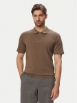 Jack & Jones Polo mar&scaron;kinėliai Milano 12304870 &Scaron;viesiai ruda Regular Fit