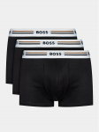 BOSS Bokserių komplektas Trunk 3P Revive 50492200 Juoda S