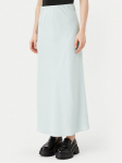 Pieces Midi sijonas Franan 17116541 Žydra Regular Fit