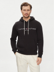 Tommy Hilfiger Džemperis Core Logo MW0MW10752 Juoda Regular Fit