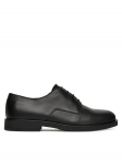 Calvin Klein Pusbačiai Flex Dress Derby 4Holes Lth HM0HM01895 Juoda