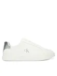 Calvin Klein Laisvalaikio batai Low Pro Cups Laceup Lth Met HW0HW02846 Balta