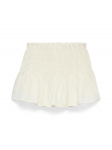 Vero Moda Mini sijonas Sofia 10350924 Balta Regular Fit