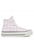 Converse Sportbačiai Chuck Taylor All Star Lift Platform Gingham A13663C Rožinė