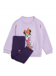 adidas Komplektas: džemperis ir tamprės Disney Minnie Mouse JL9173 Violetinė Regular Fit