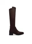 MICHAEL Michael Kors Ilgaauliai Lex Boot 40F6LXMB1S Tamsiai ruda
