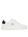 Calvin Klein Jeans Laisvalaikio batai Chunky Cupsole Ru Patch Lth YM0YM01296 Balta