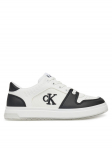 Calvin Klein Jeans Laisvalaikio batai Low Cut Lace-Up Sneaker V3X9-82093-1697 S Balta 35