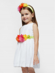 Mayoral Eleganti&scaron;ka suknelė 3959 Balta Regular Fit