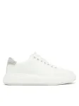 Calvin Klein Laisvalaikio batai Cupsole Lace Up - Suede Bt HW0HW02404 Balta