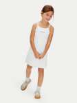 Calvin Klein Vasarinė suknelė Skater LVCKSJH08G Balta Regular Fit