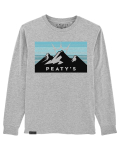 Džemperis PEATY S PUBWEAR LS T-SHIRT 3 PEAKS SUNRISE / HEATHER GREY (PPW-24-LST-3PS-GRY)