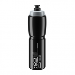 Gertuvė Elite Bottle Jet Black Grey logo 950ml