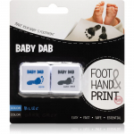 Baby Dab Foot & Hand Print Blue & Grey dažai vaikų spaudiniams 2 vnt.