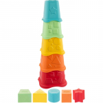 Chicco Eco+ 2in1 Stacking Cups sudedami puodeliai 6-36 m 10 vnt.