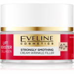 Eveline Cosmetics Lift Booster Collagen intensyvaus poveikio glotninamasis kremas rauk&scaron;lėms 40+ 50 ml