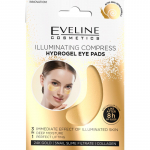 Eveline Cosmetics Gold Illuminating Compress hidrogelinė paakių kaukė su sraigių ekstraktu 2 vnt.