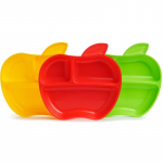Munchkin Apple lėk&scaron;tė su skyreliais 6 m+ 3 vnt.